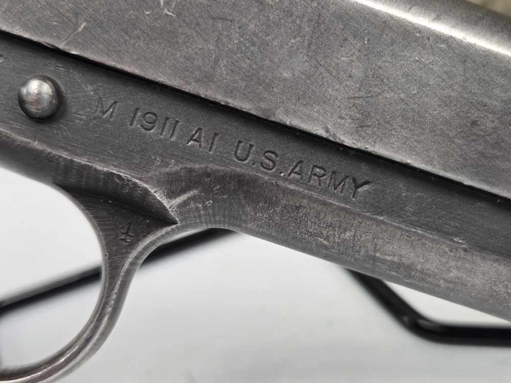 1943 WWII Ithaca Gun Co U.S. Army M1911 A1 .45ACP CMP Field Grade-img-4