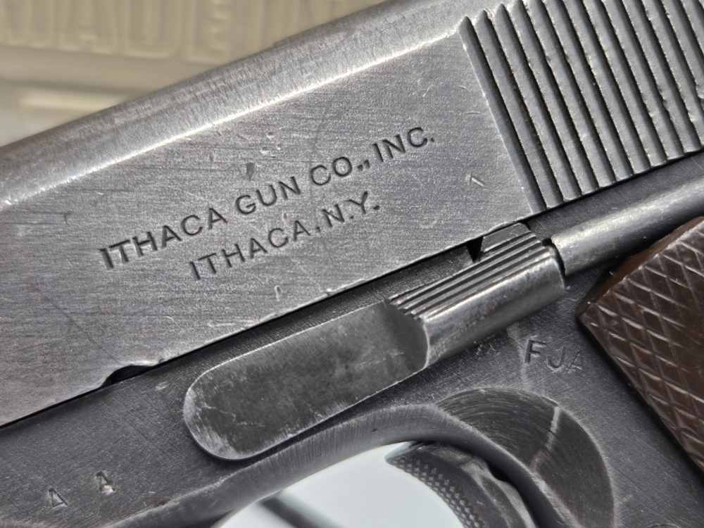 1943 WWII Ithaca Gun Co U.S. Army M1911 A1 .45ACP CMP Field Grade-img-8