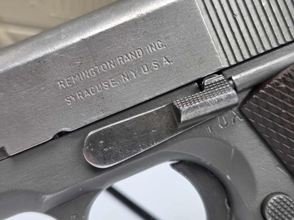 1945 WWII Remington Rand U.S. Army M1911 A1 .45ACP CMP Field Grade-img-8