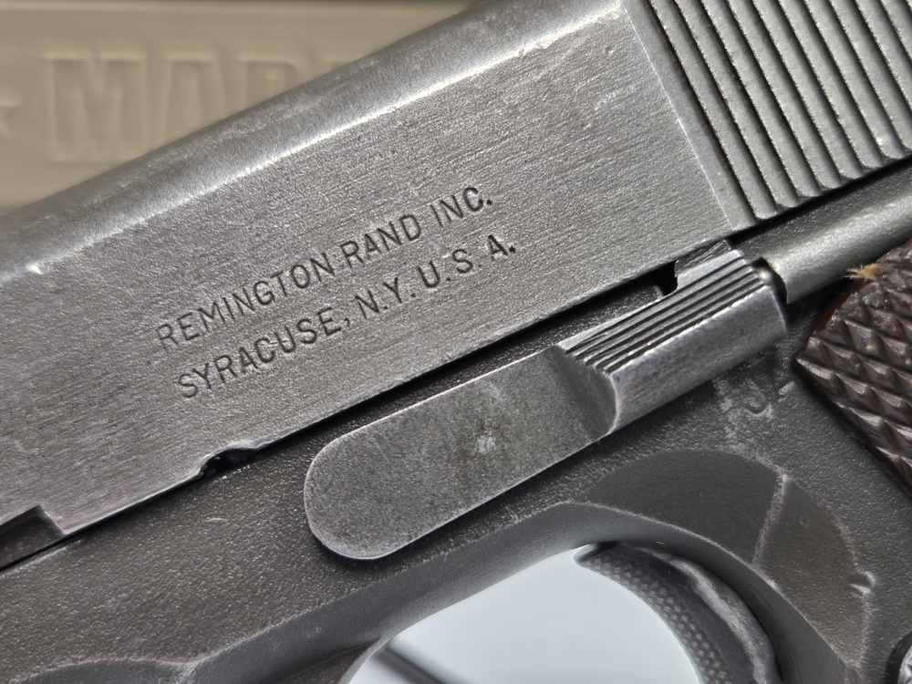 1944 WWII Remington Rand U.S. Army M1911 A1 .45ACP CMP Field Grade-img-8