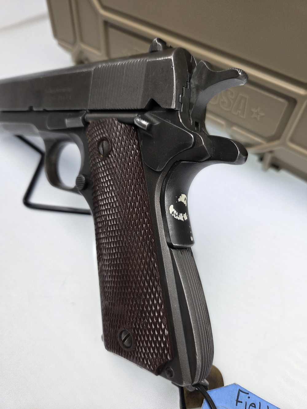 1944 WWII Remington Rand U.S. Army M1911 A1 .45ACP CMP Field Grade-img-9