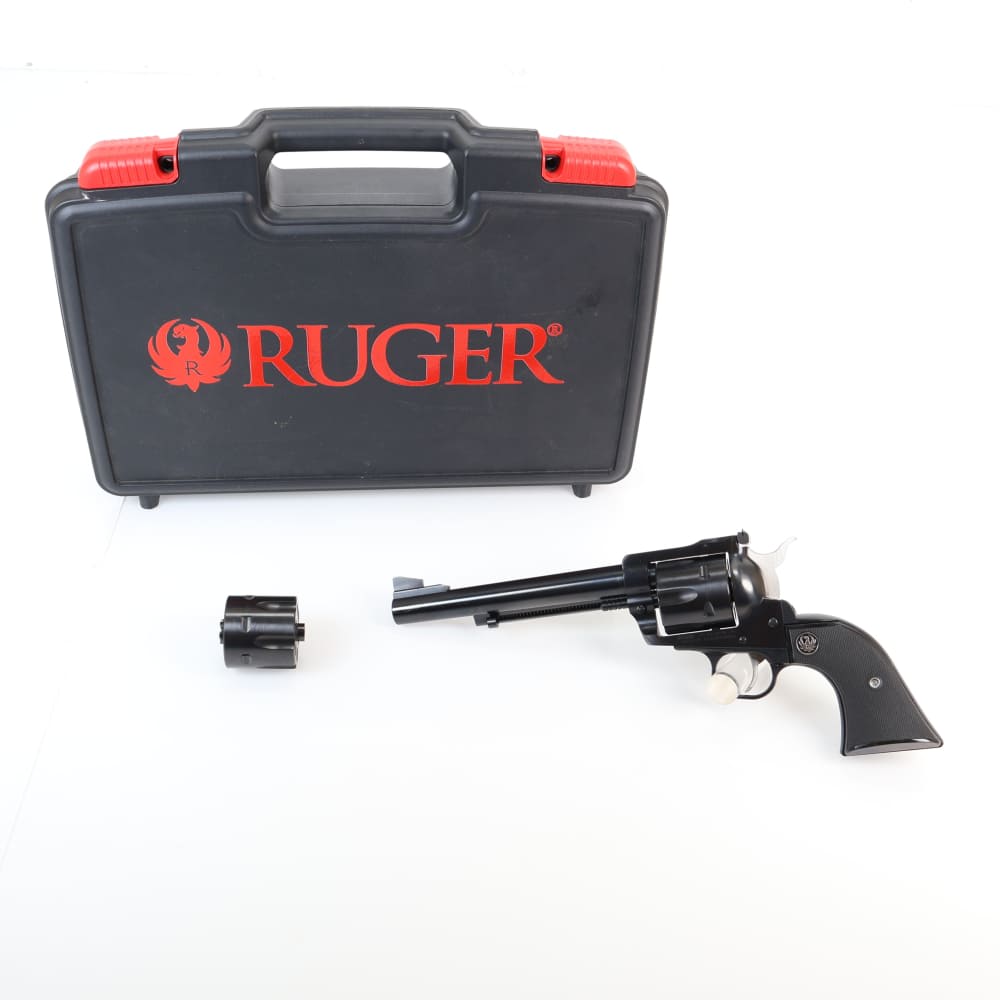 Ruger New Model Blackhawk W/ Box, 357 Magnum & 9mm Luger 6 Round Cylinders!-img-0