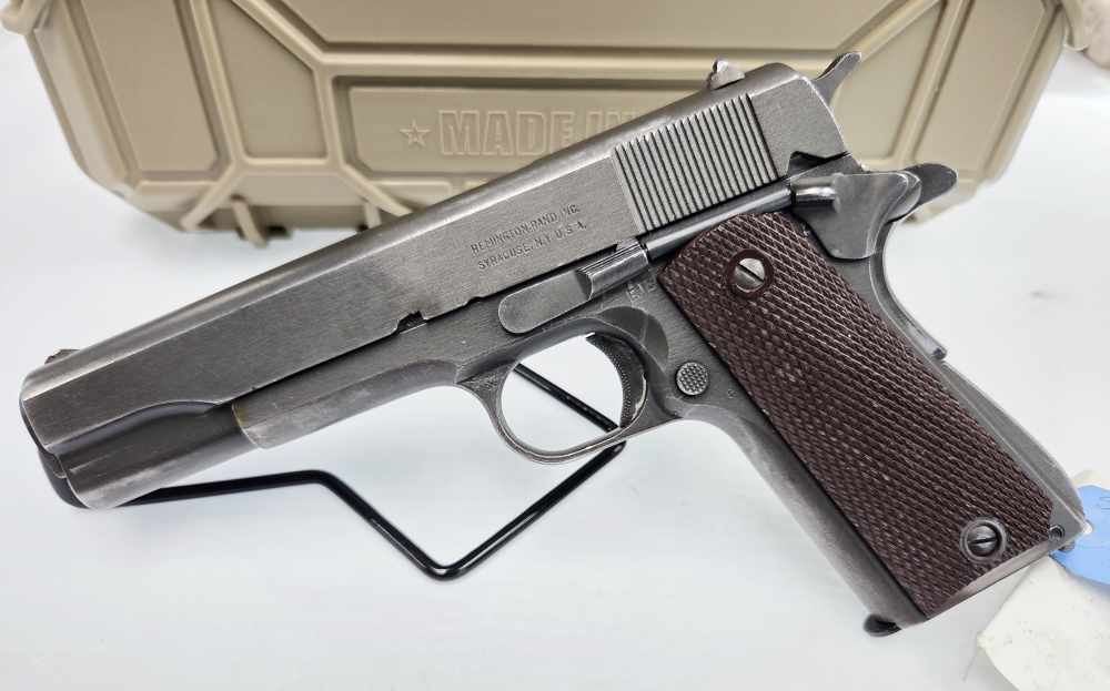 1943 WWII Remington Rand U.S. Army M1911 A1 .45ACP CMP Field Grade-img-7