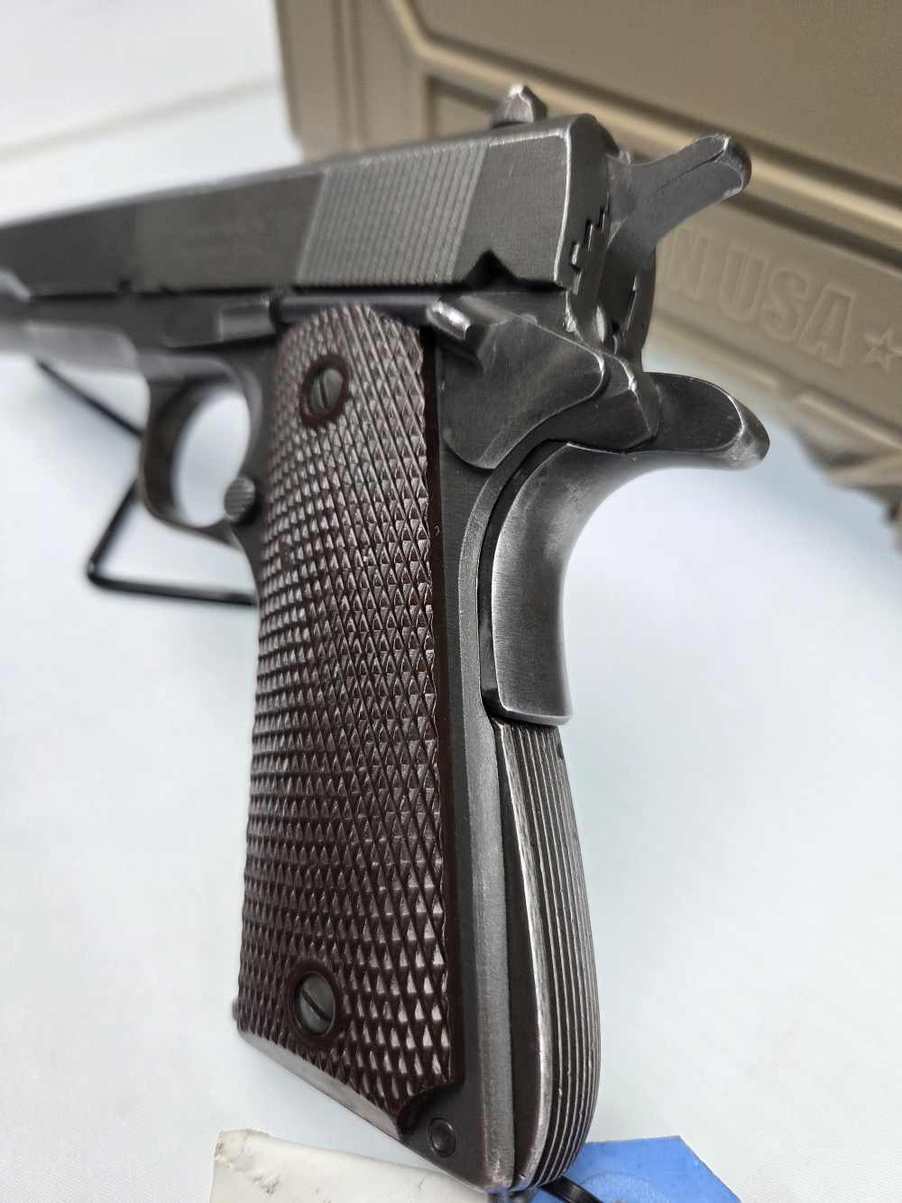 1943 WWII Remington Rand U.S. Army M1911 A1 .45ACP CMP Field Grade-img-9