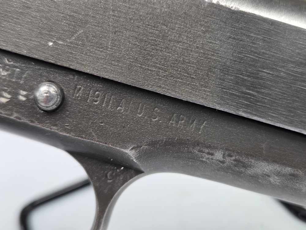 1943 WWII Remington Rand U.S. Army M1911 A1 .45ACP CMP Field Grade-img-4