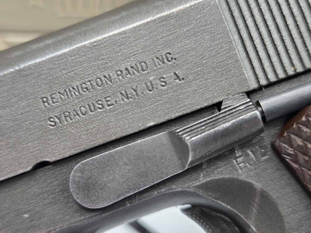 1943 WWII Remington Rand U.S. Army M1911 A1 .45ACP CMP Field Grade-img-8