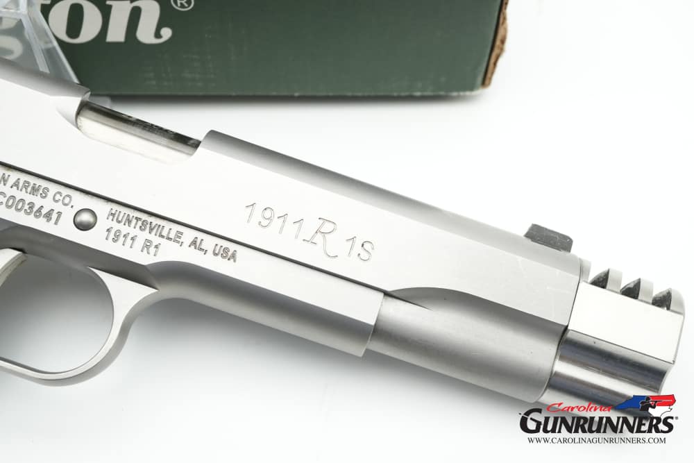 Remington 1911 R1S Stainless .45 ACP Semi-Auto Pistol 5" Box Compensator-img-16