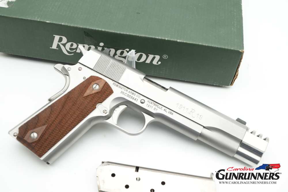 Remington 1911 R1S Stainless .45 ACP Semi-Auto Pistol 5" Box Compensator-img-9