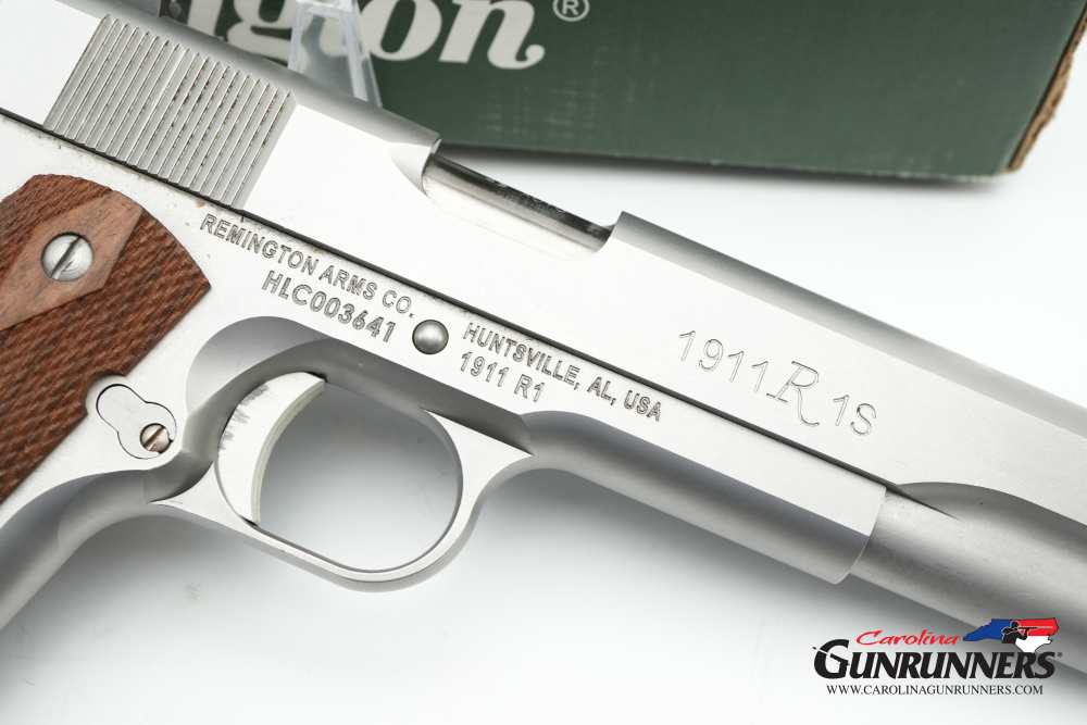 Remington 1911 R1S Stainless .45 ACP Semi-Auto Pistol 5" Box Compensator-img-15