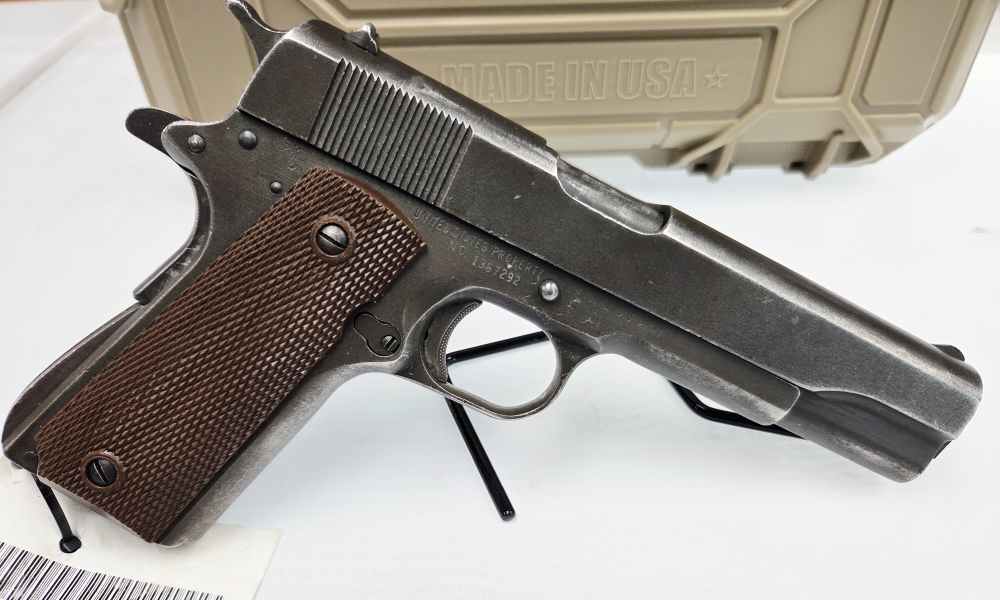 1943 WWII Remington Rand U.S. Army M1911 A1 .45ACP CMP Field Grade-img-4