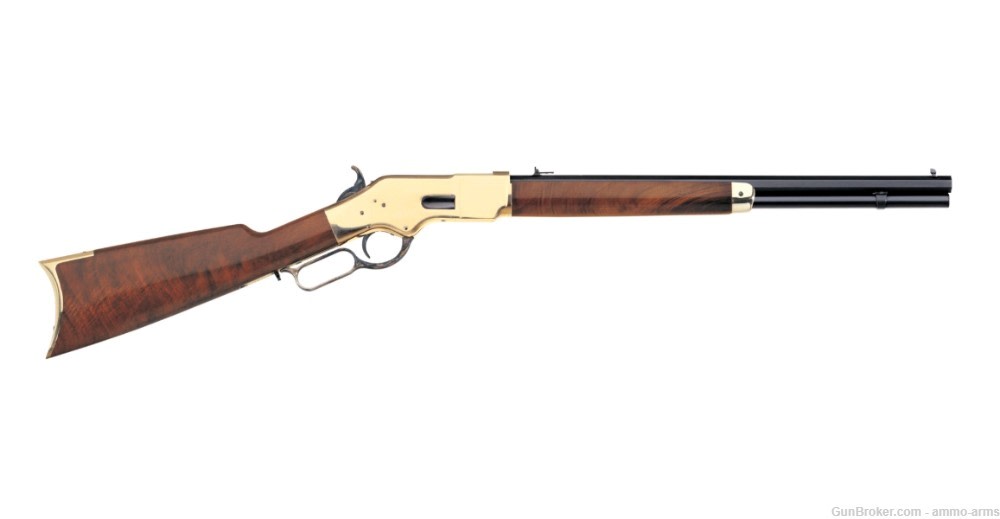 Uberti 1866 Yellowboy Short Rifle .45 Colt Brass 20" 10 Rds Walnut 342340-img-1
