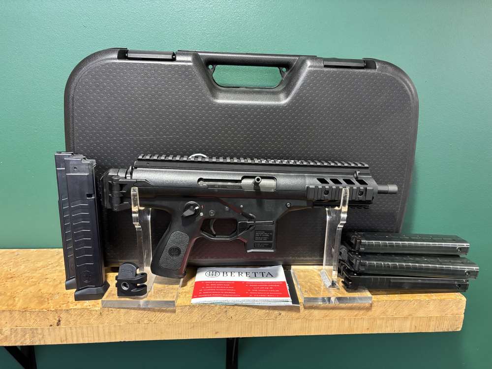 Beretta PMX PMXs 9mm Pistol W/ Picatinny Adapter & 7 Mags-img-0