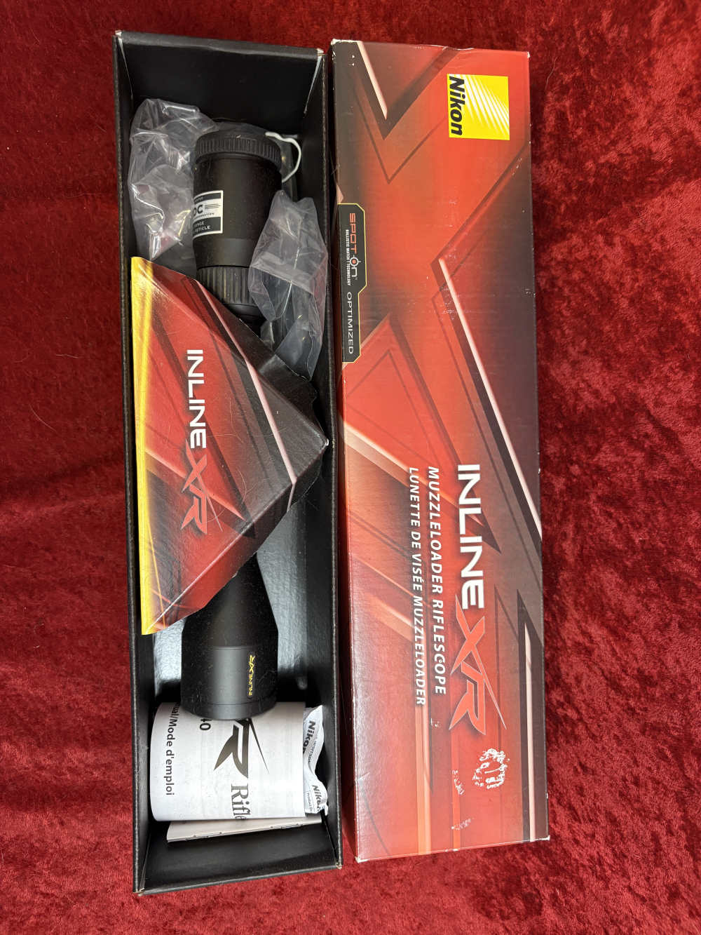Nikon Inline XR Muzzleloader Riflescope 3-9x40 BDC 300 Matte Black-img-1