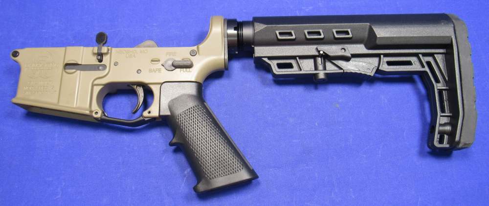 Black Rain Ordnance Spec-15 Complete AR-15 Lower Receiver - FDE Cerakote-img-1