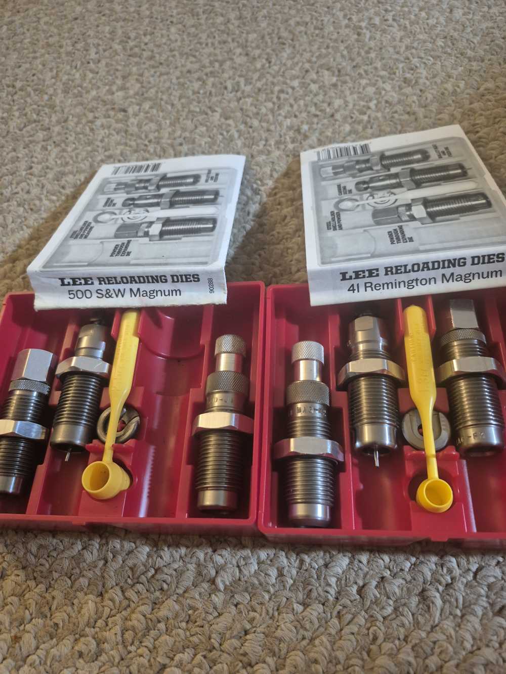 500 S&W & 41 REM MAG!  full die sets! NEW!-img-0