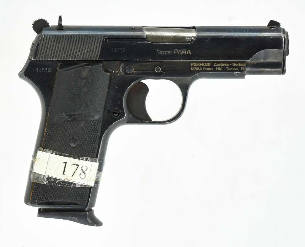 Zastava Yugoslavian M88 9mm Luger Blued Steel Service Pistol like M57 -img-1