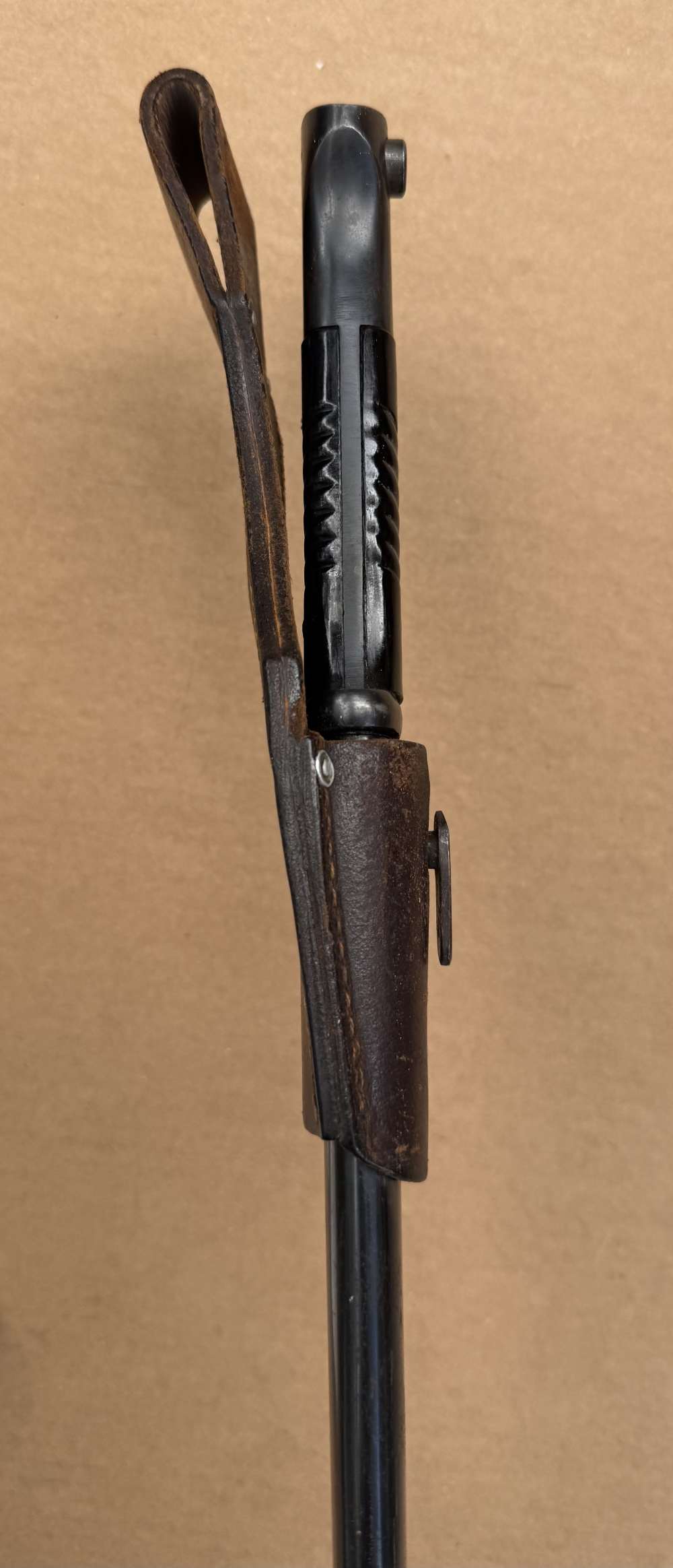 1942 WWII German K98 Mauser Rifle Bayonet w/ Matching Scabbard & Brown Frog-img-15