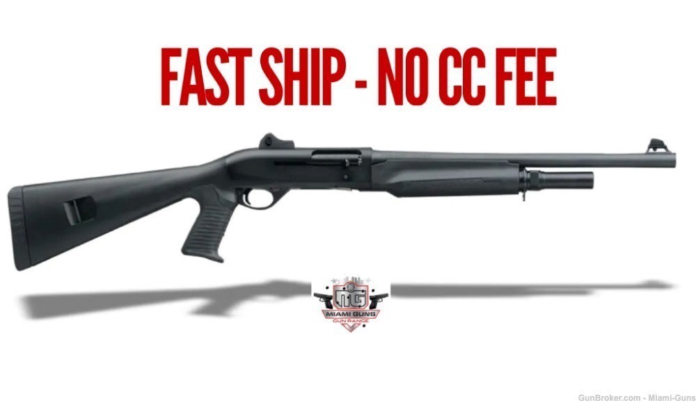 Benelli M2 Tactical, 12GA ,18.5", 5+1, Pistol Grip - 11052-img-0