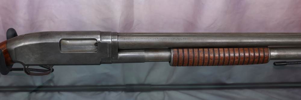 1936 Winchester Mod 12 12GA, 30" Barrel, Factory Solid Rib, Rare MOD Choke-img-3