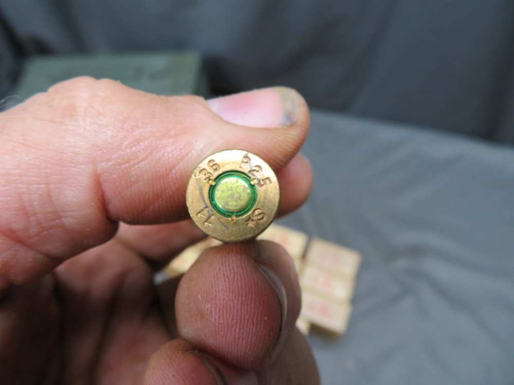 CAN OF 15 BOXES WWII GERMAN 8MM MAUSER AMMO-1936-NICE-CLEAN-225 rds-img-13