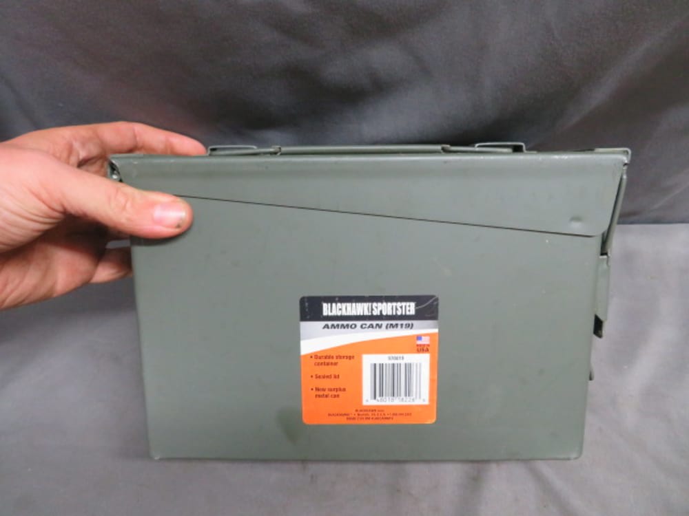 CAN OF 15 BOXES WWII GERMAN 8MM MAUSER AMMO-1936-NICE-CLEAN-225 rds-img-2