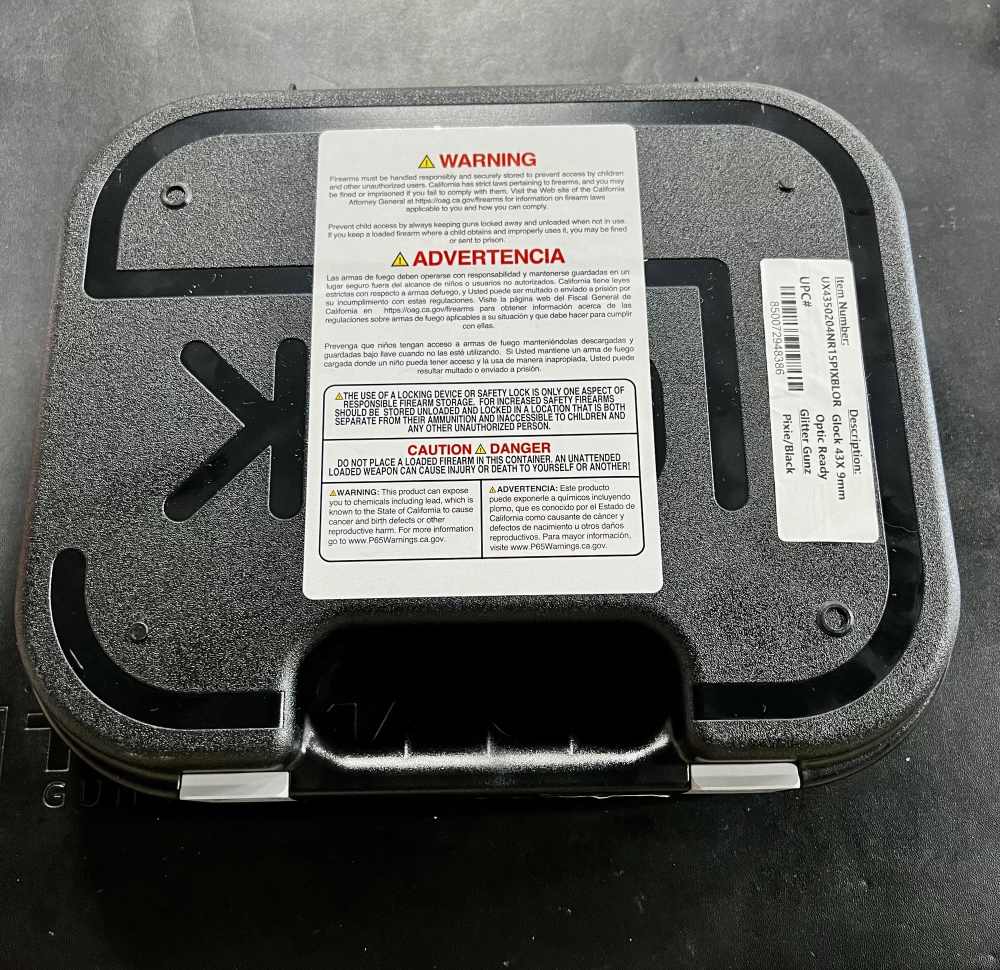 Brand New Glitter Gunz Glock 43X 9mm Handgun With 15Rd OEM Glock Magazines-img-15