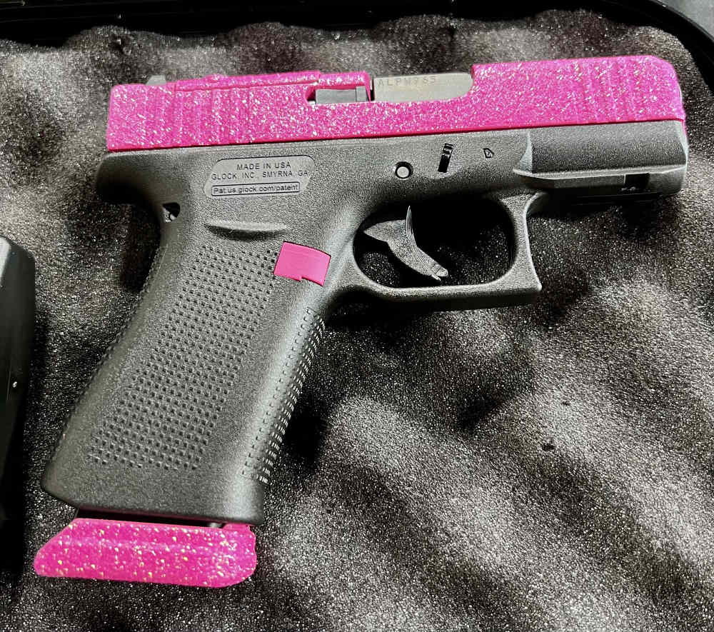 Brand New Glitter Gunz Glock 43X 9mm Handgun With 15Rd OEM Glock Magazines-img-1