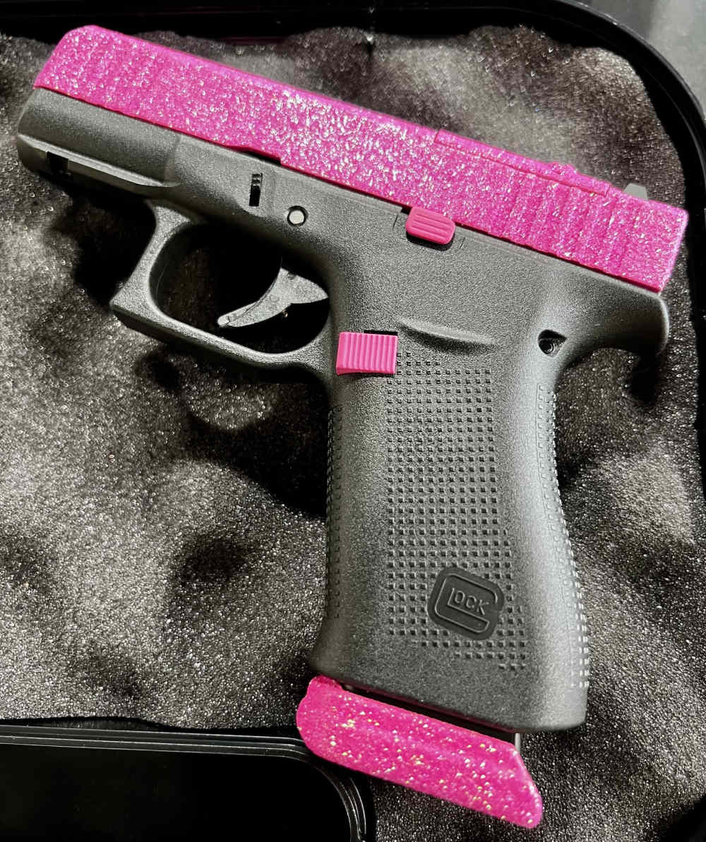 Brand New Glitter Gunz Glock 43X 9mm Handgun With 15Rd OEM Glock Magazines-img-2