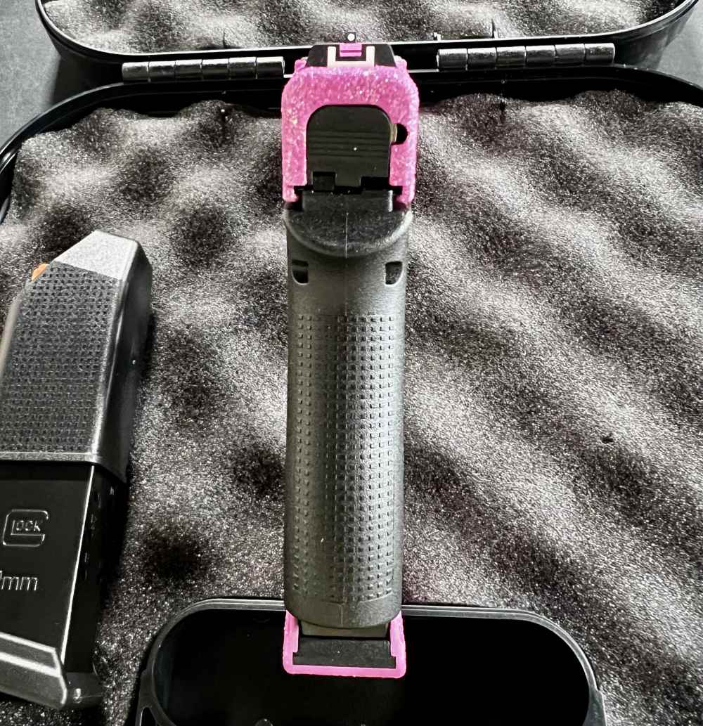Brand New Glitter Gunz Glock 43X 9mm Handgun With 15Rd OEM Glock Magazines-img-9