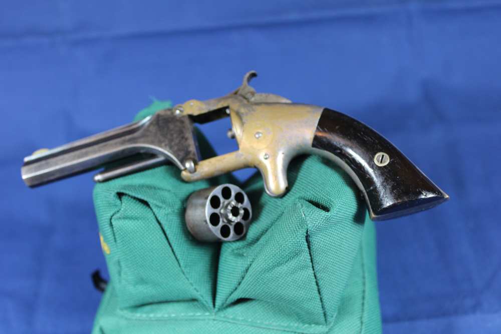 Smith & Wesson S&W, M#1,1st issue type 6, .22RFBP, made 1859, antique-img-11