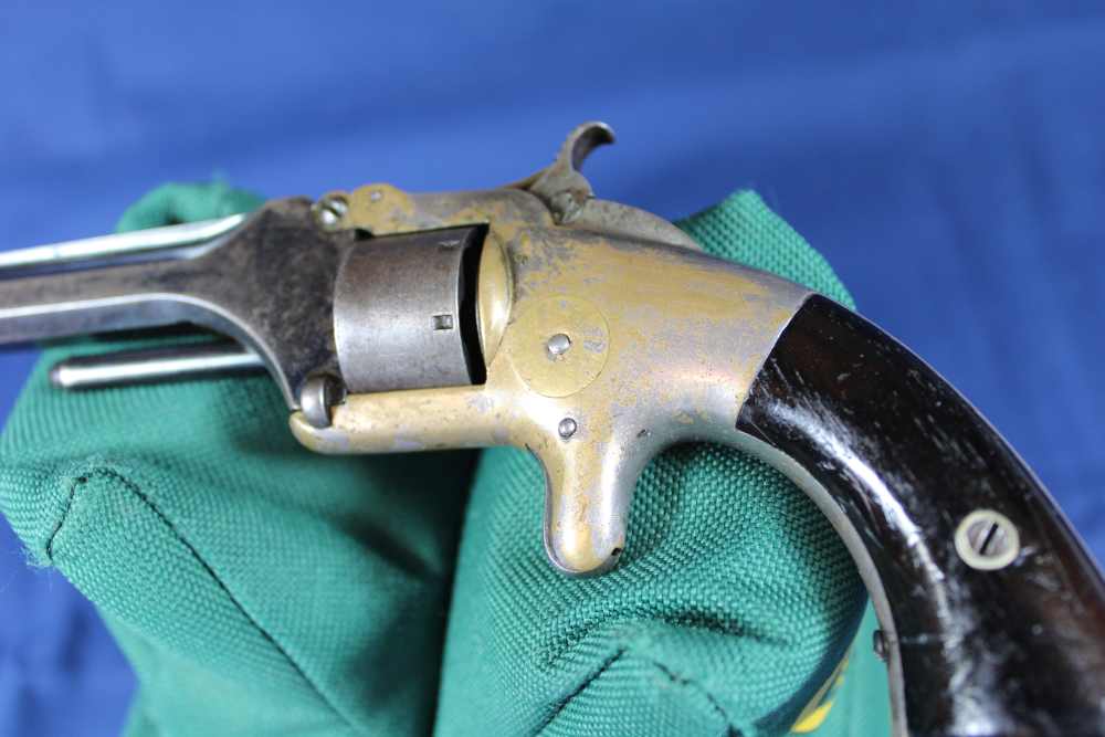 Smith & Wesson S&W, M#1,1st issue type 6, .22RFBP, made 1859, antique-img-2