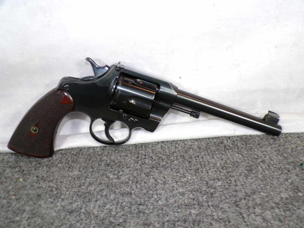 Vintage First Issue Colt Officers Model DA 38 6" Army Navy 1907 Rare-img-1