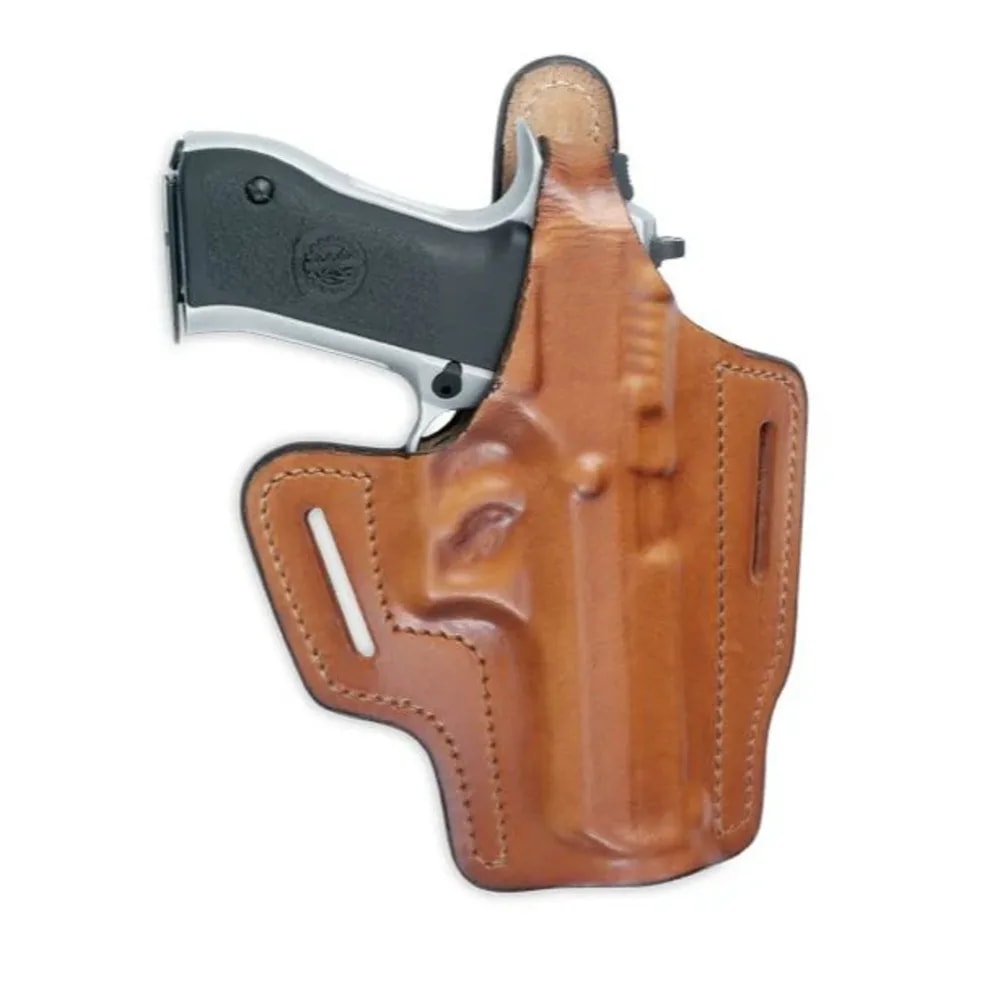 ront Line Left Hand Thumb Break Leather Pancake Holster for CZ 2075 Rami-img-0