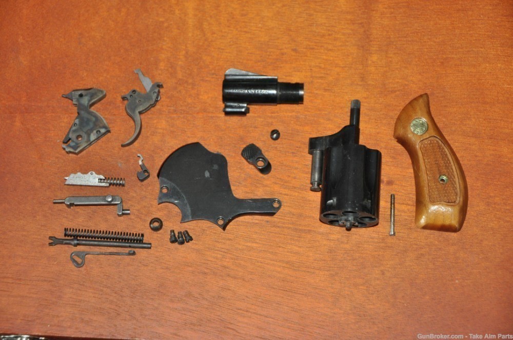 Smith & Wesson 49 38spl Cylinder Trigger Hammer Barrel & Parts-img-0