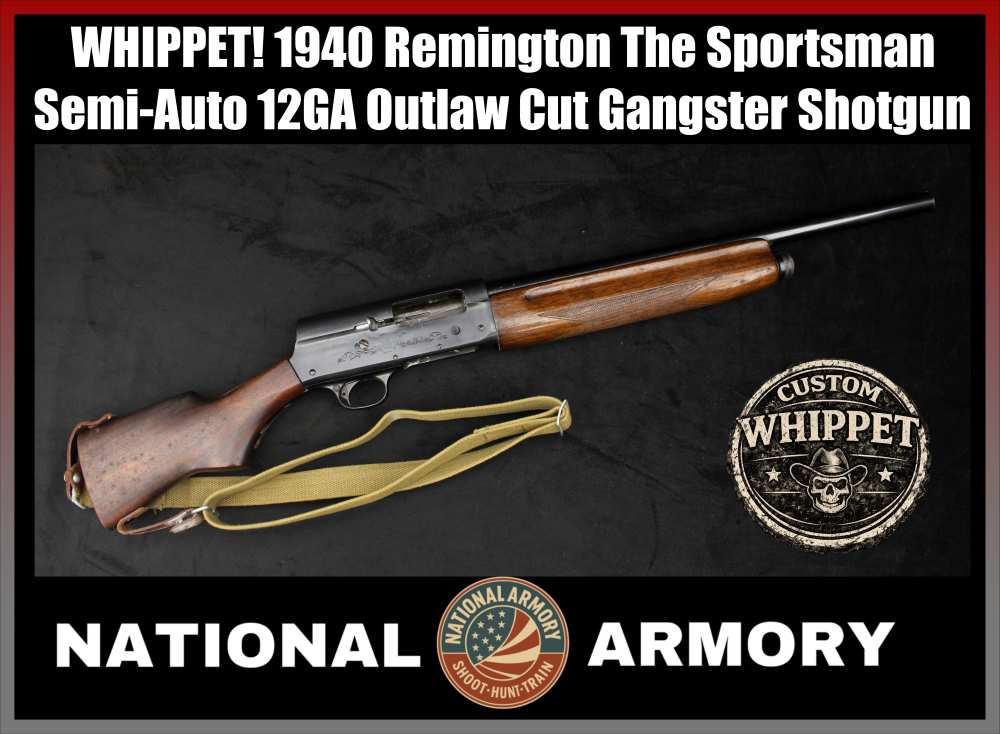 WHIPPET! 1940 Remington Model 11 Sportsman 12GA 18.5" Outlaw Cut-img-0