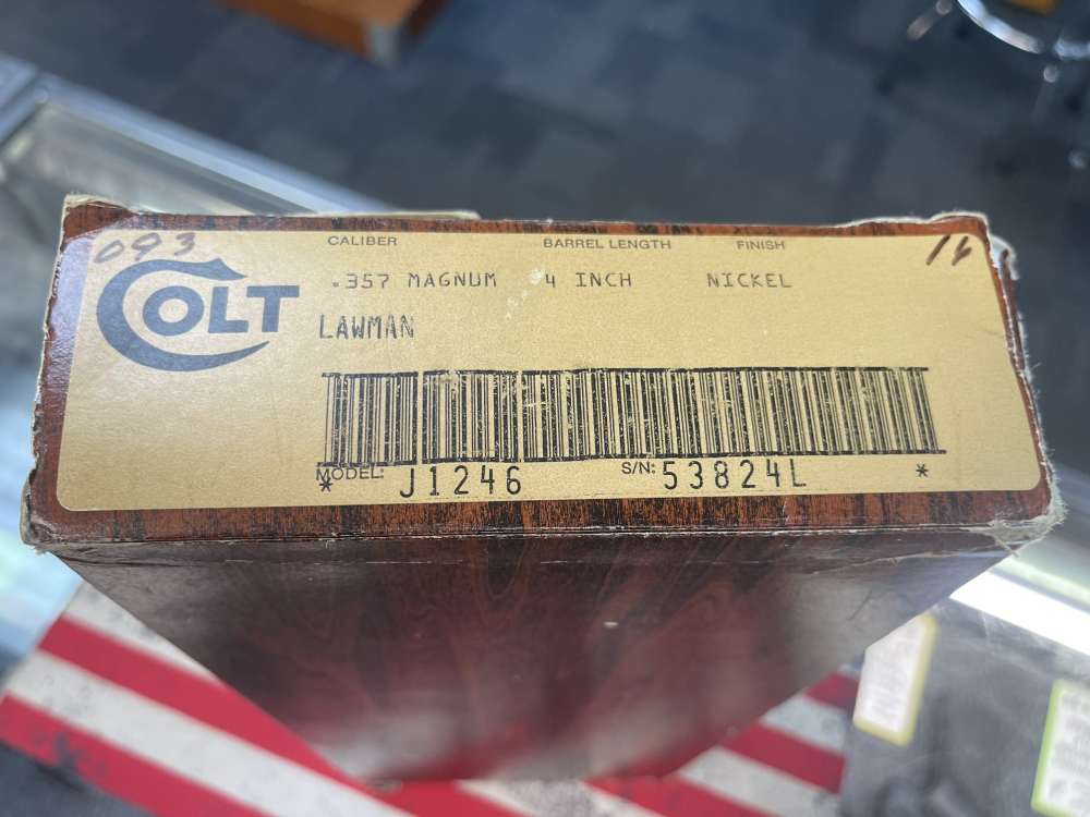Colt Lawman 357 Magnum Unfired with Box & Manual-img-2