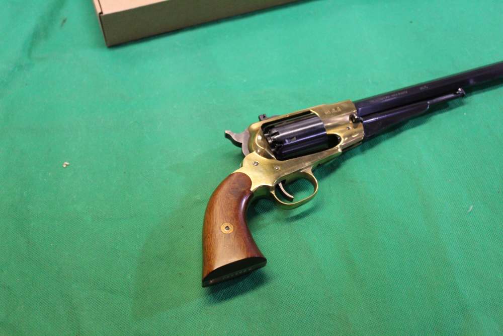 Traditions 1858 Remington Bison 12" Barrel 44 Cal  Revolver Pietta NIB-img-7