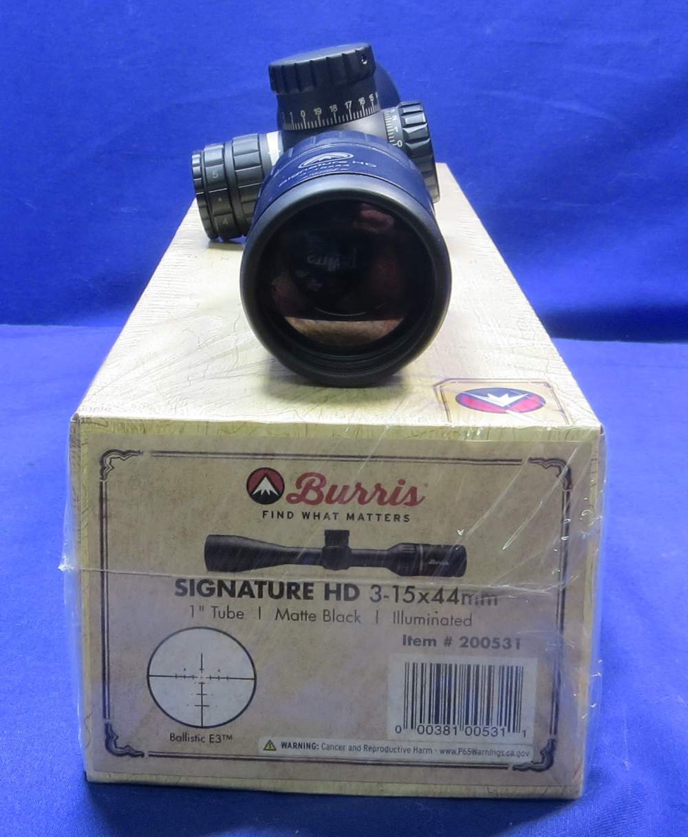 Burris Signature HD 3-15x44mm rifle scope: Ballistic E3 illuminated reticle-img-2