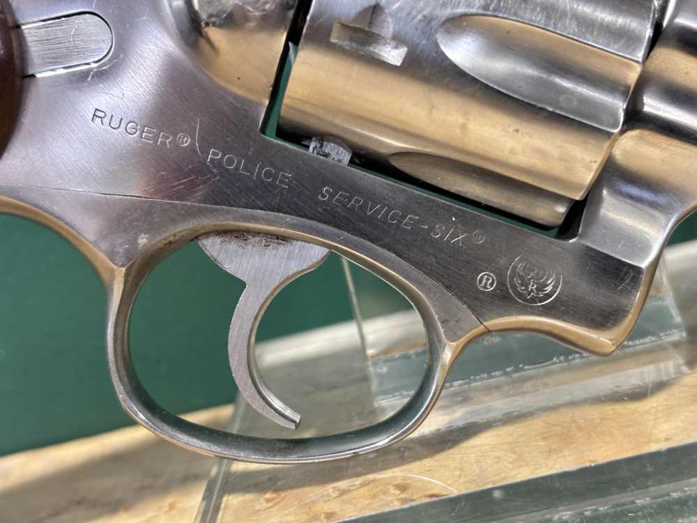 Ruger Stainless Police Service Six .38 Spl Revolver 4" -img-4