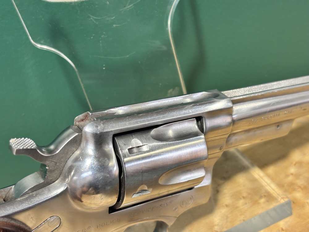 Ruger Stainless Police Service Six .38 Spl Revolver 4" -img-3