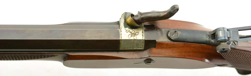Modern Percussion Target Rifle with Myers Marked Lock Extremely nice-img-18