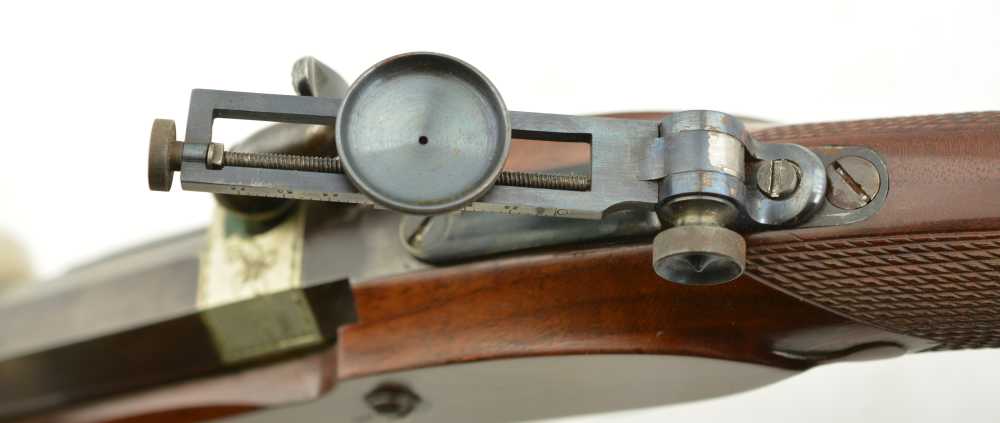 Modern Percussion Target Rifle with Myers Marked Lock Extremely nice-img-17