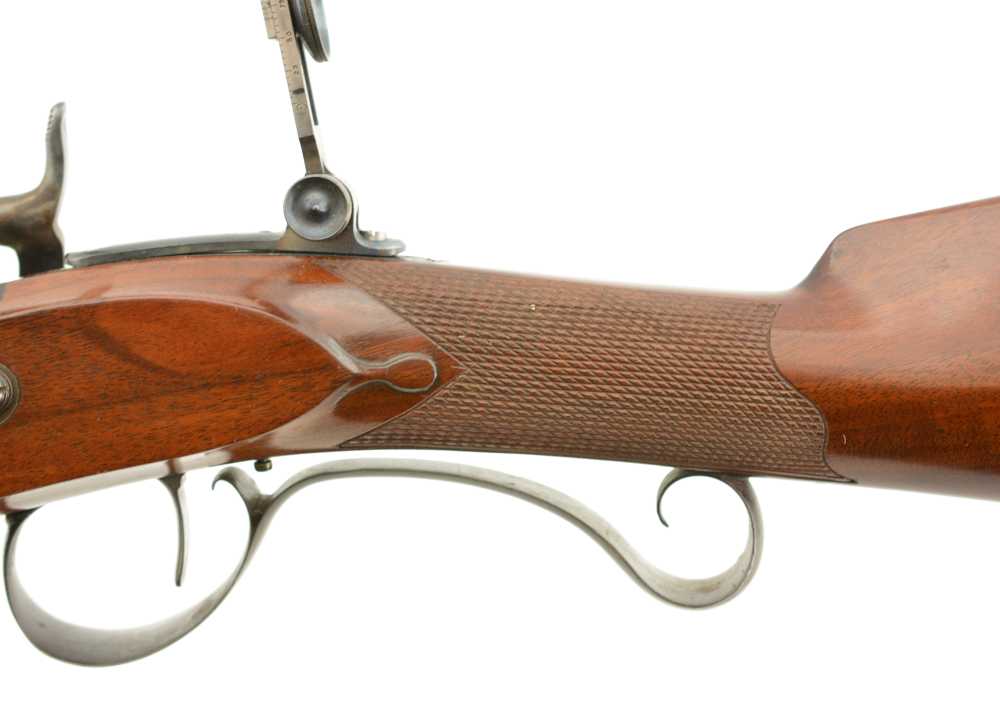 Modern Percussion Target Rifle with Myers Marked Lock Extremely nice-img-11