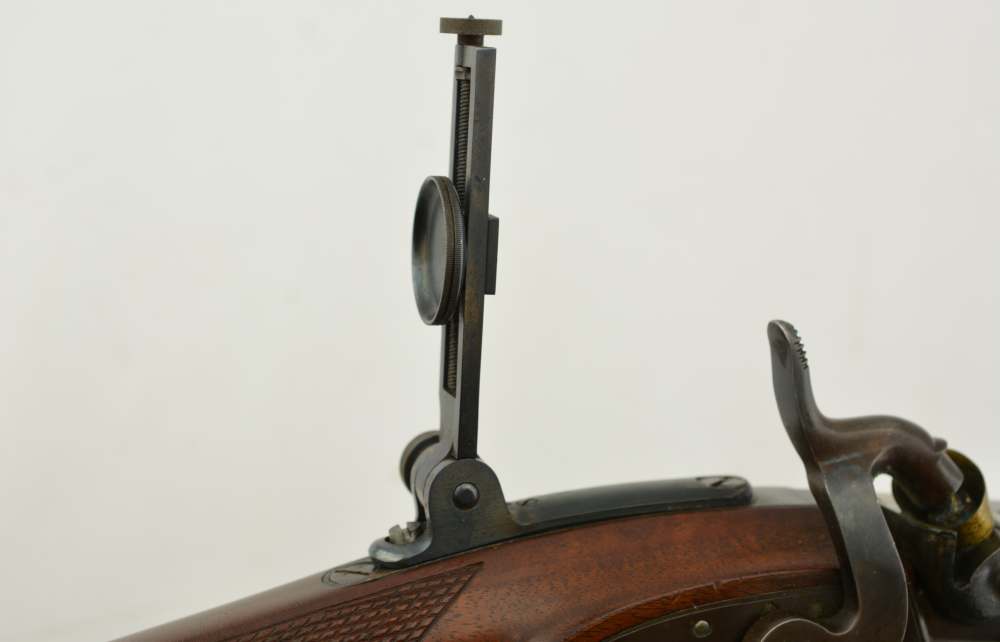Modern Percussion Target Rifle with Myers Marked Lock Extremely nice-img-5