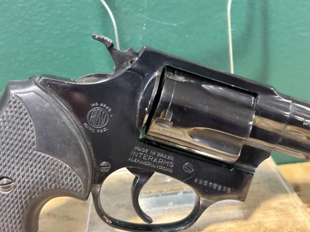 Rossi 68 Blued Snub Nose Revolver 2" .38 SPL Blued mfg in Brazil -img-2