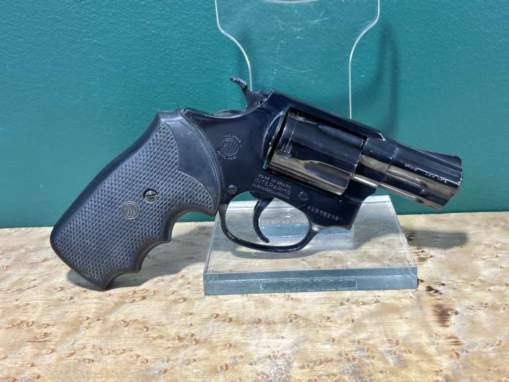 Rossi 68 Blued Snub Nose Revolver 2" .38 SPL Blued mfg in Brazil -img-0