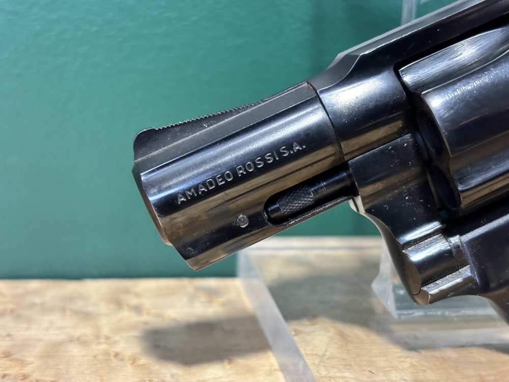 Rossi 68 Blued Snub Nose Revolver 2" .38 SPL Blued mfg in Brazil -img-6