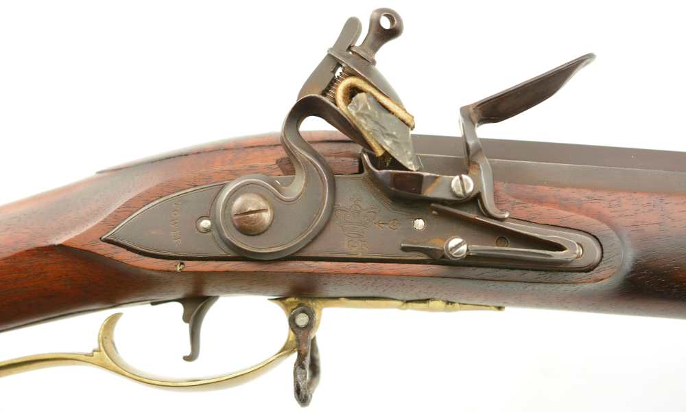 Beautiful Modern Hand-Made British Pattern 1776 Flintlock Rifle -img-4