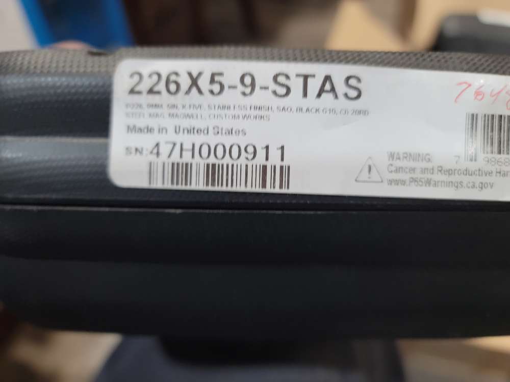 226X5-9-STAS P226 X-FIVE 9MM SS SAO 20RD SERIAL # 911-img-4