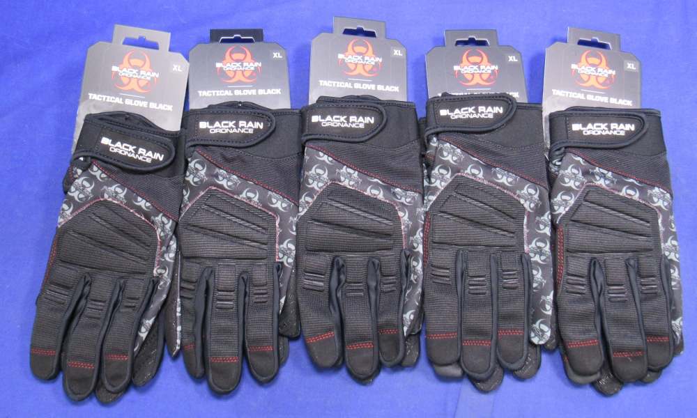 Lot of 10 Pairs of Black Rain Ordnance Tactical Gloves - 5 LG & 5 XL-img-4